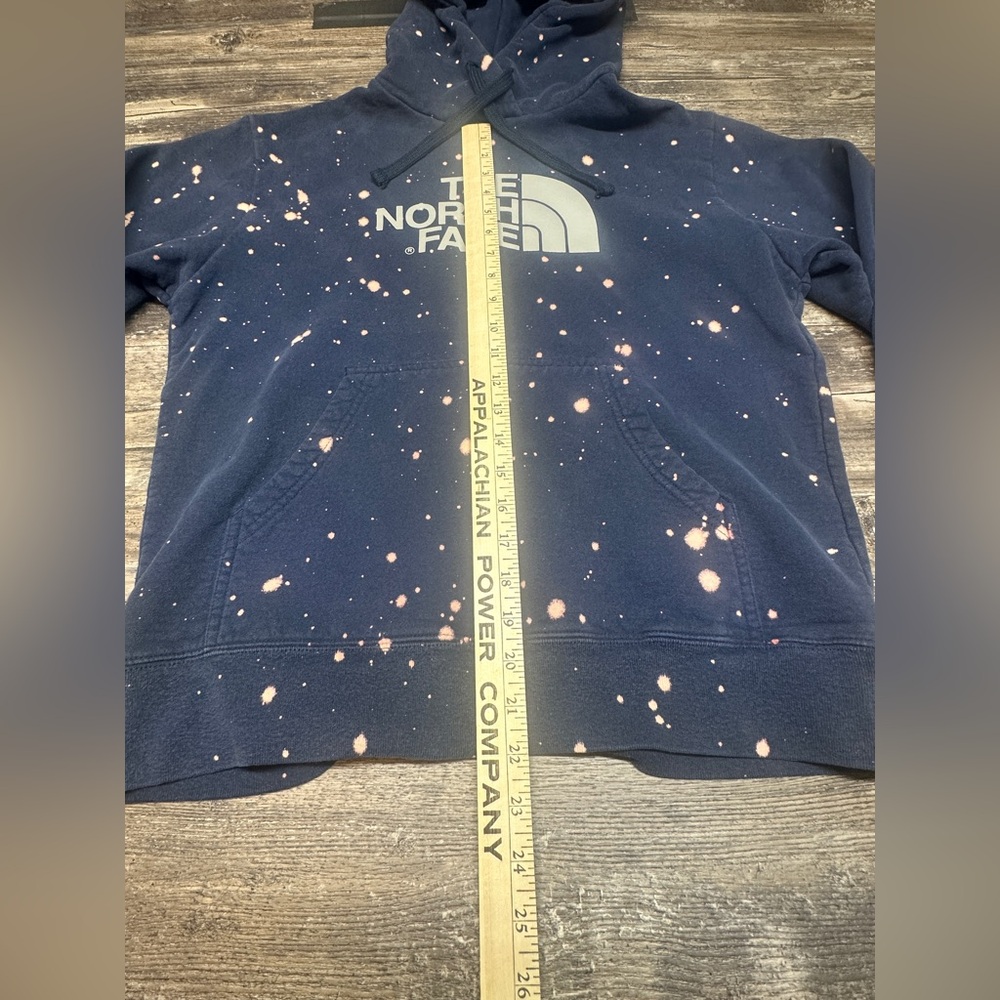 The North Face Hoodie - Navy Bleach Splatter - Pullover - Mens Large - GUC - Picture 5 of 5